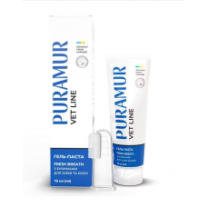 Puramur Fresh Breath гель-паста для зубів та ясен кішок та собак 75 мл1