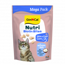 GimCat Nutri Biotin Bites вітаміни для шкіри та шерсті котів з маскарпоне та біотином 425г1