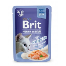 Brit Premium 85г*24шт паучі для котів ( лосось в желе )...