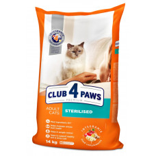 Клуб 4 лапи Преміум корм для стерилізованих кішок 14 кг1