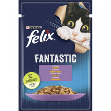 Felix Fantastic - паучі для котів 85г * 26 шт (ягня в желе)1