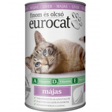 EuroCat консерва для котів 415 г (печінка)1