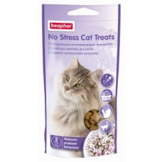 Beaphar No Stress Cat Treats 35г-м'ясні подушечки для зняття стресу у котів1