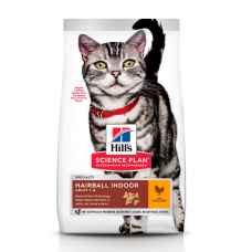 Hills SP Feline Hairball Indoor 3кг корм для кішок (шерстевивідний)1
