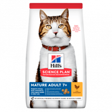 Hills SP Feline Mature Adult 7+ корм 1,5 кг для літніх кішок (курка)1