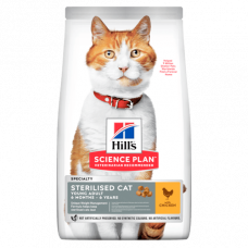 Hills SP Feline Sterilised корм для стерилізованих кішок з куркою 15 кг1