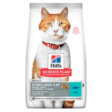 Hills Sterilised Cat Young Adult корм для стерилізованих кішок 1,5 кг (тунець)1