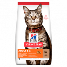 Hills SP Feline Adult 1,5 кг корм для кішок (ягня)1