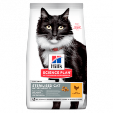 Hills Sterilised Cat Mature Adult 7+ корм для стерилізованих літніх кішок 1,5 кг (курка)1