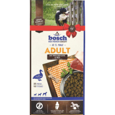 Bosch корм для собак з качкою та рисом 15 кг + 3 кг1
