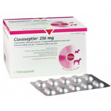 Vetoquinol Clavaseptin (Клавасептін) 250мг 10таблеток1