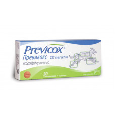 Merial Previcox 227 мг/30 табл - протизапальні знеболюючі таблетки Превікокс для собак1