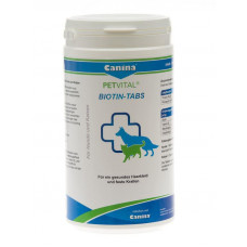 Canina Petvital Biotin-Tabs 100 г/50 капсул інтенсивний курс для шерсті собак і кішок1