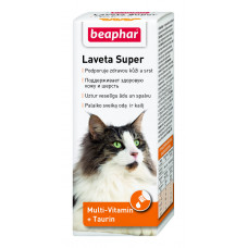 Beaphar Laveta Super 50мл-від линьки, для здорової шкіри і красивою блискучою вовни котів (12524)1