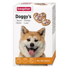 Beaphar Doggy's Mix 180таб- вітаміни для собак для собак з таурином, біотин, протеїном і печінкою (12568)1