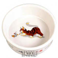 Trixie ТХ 4007 Миска керамічна 0,2л/11 см для кішок1