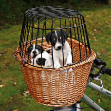 Trixie TX-2806 Bicycle Basket корзина для велосипеда з сіткою для собак 44х48х33см1