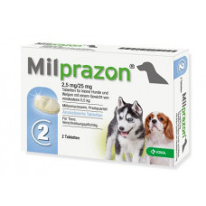 Мілпразон антигельминтик для маленьких собак і цуценят до 5 кг (2 таблетки)1