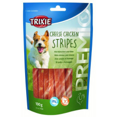 Trixie TX-31586 Premio Cheese Chicken Stripes 100гр - ласощі для собак з куркою і сиром1