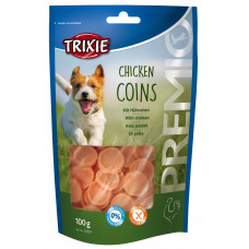 Trixie TX-31531 Premio Chicken Coins 100гр - монетки з куркою для собак1
