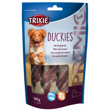 Trixie TX-31538 Premio Duckies 100 гр - ласощі качка з кальцієм для собак1
