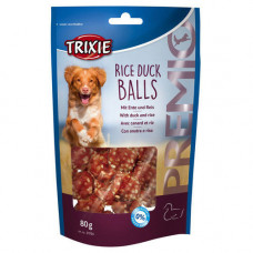 Trixie TX-31704 Premio Rice Duck Balls 80г - ласощі рисово-качині кульки для собак1