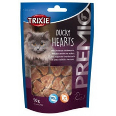 Trixie TX-42705 PREMIO Ducky Hearts 50г - ласощі з качиної грудкою і минтаєм1