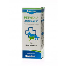 Canina Petvital Derm Liquid 25 мл-препарат при проблемах зі шкірою і шерстю у собак (702206)1