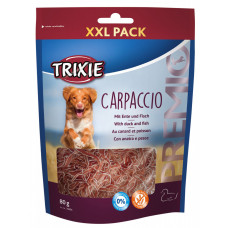 Trixie TX-31804 PREMIO Carpaccio 80г - ласощі з м'яса качки і риби для собак1