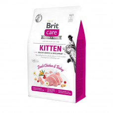 Brit Care Cat GF Kitten HGrowth & Development корм для кошенят (курка і індичка) 2кг1