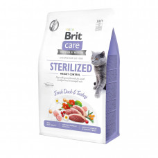 Brit Care Cat GF Sterilized Weight Control 2кг (контроль ваги для стерелізованних)1