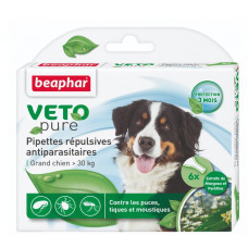 Beaphar BIO Spot on 6 пипеток - натуральные противопаразитарные капли для собак весом более 30 кг (15614)1