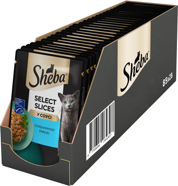 Sheba паучі для котів 85г*28шт (океанічна риба)...