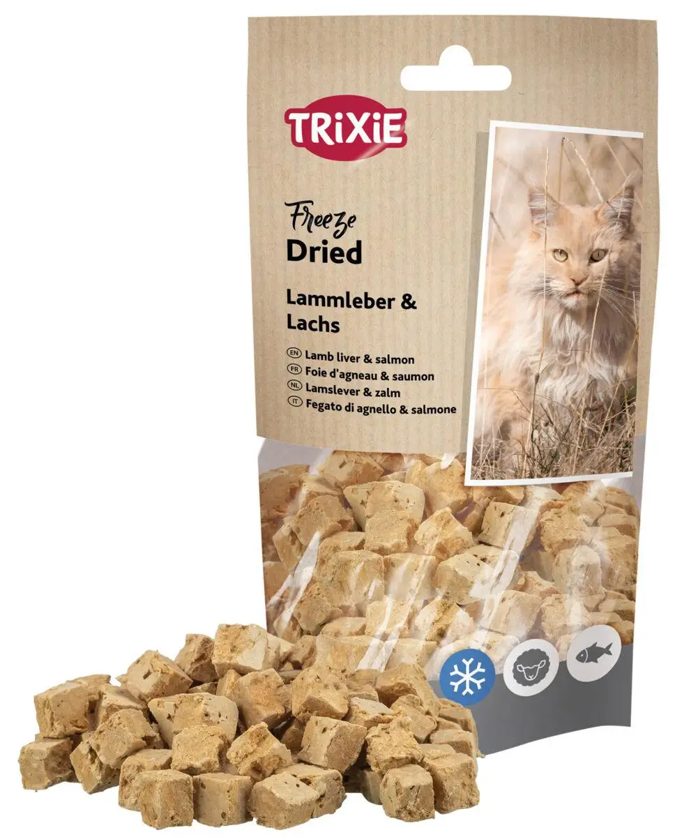 Trixie TX-42804 Freeze Dried Liver ласощі для котів 25 г - ягня та лосось1