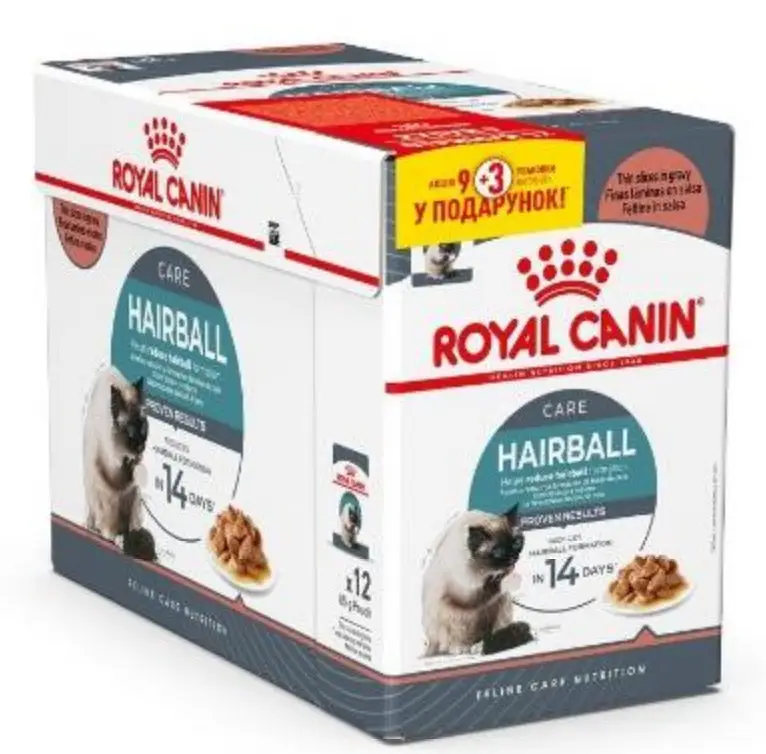 Royal Canin Hairball Care 85г * 12шт - паучі для котів виведення волосяних грудочок1