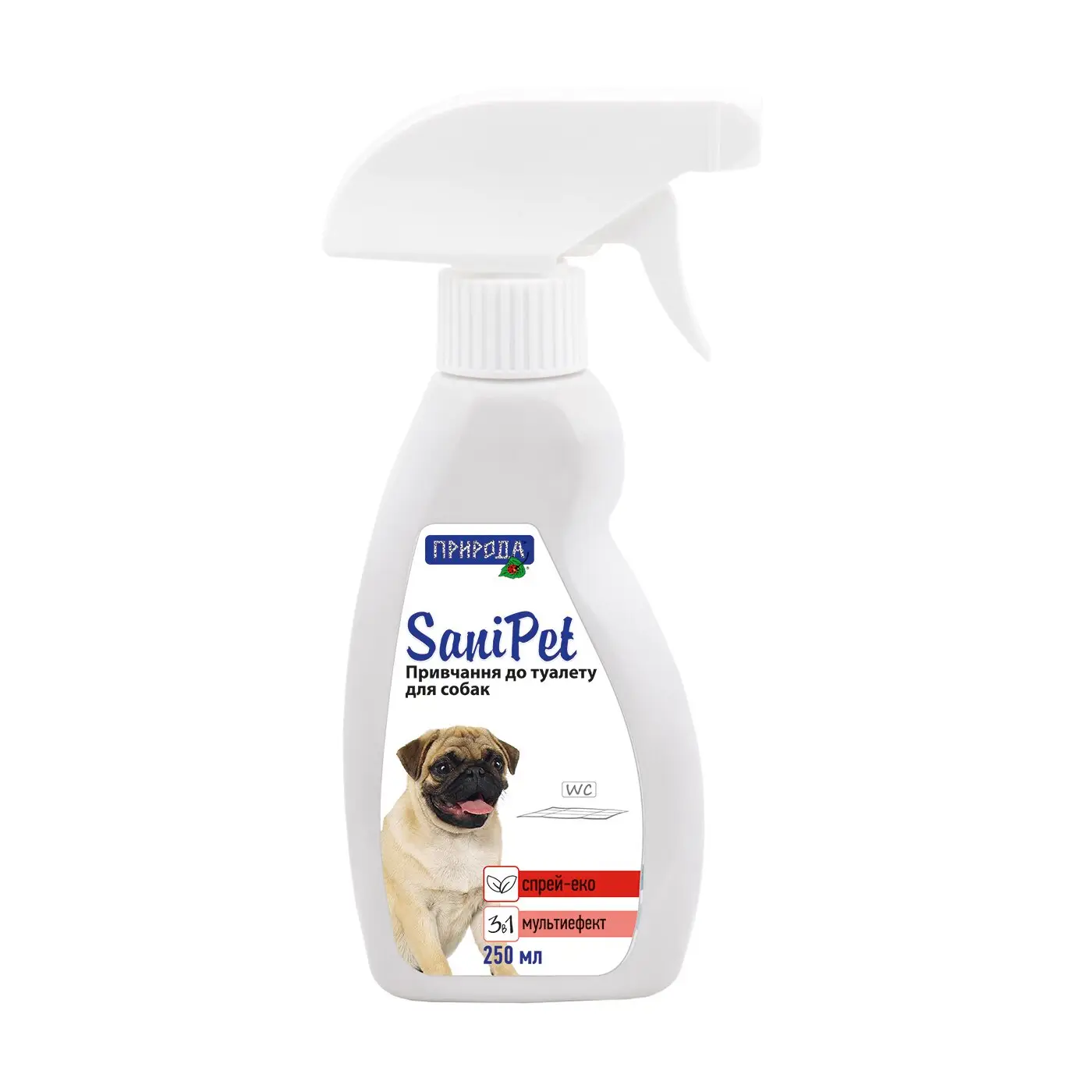Природа Sani Pet спрей-відлякувач для собак (для привчання до туалету) 250 мл1