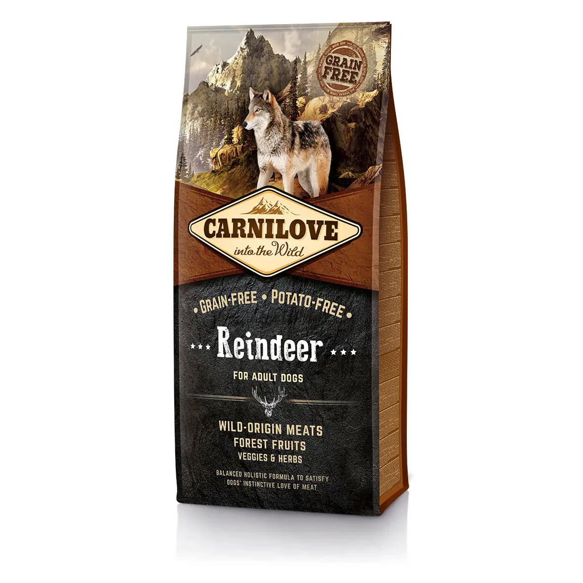 Carnilove Reindeer For Adult Dogs 12 кг - беззерновий корм для собак з м'ясом північного оленя1