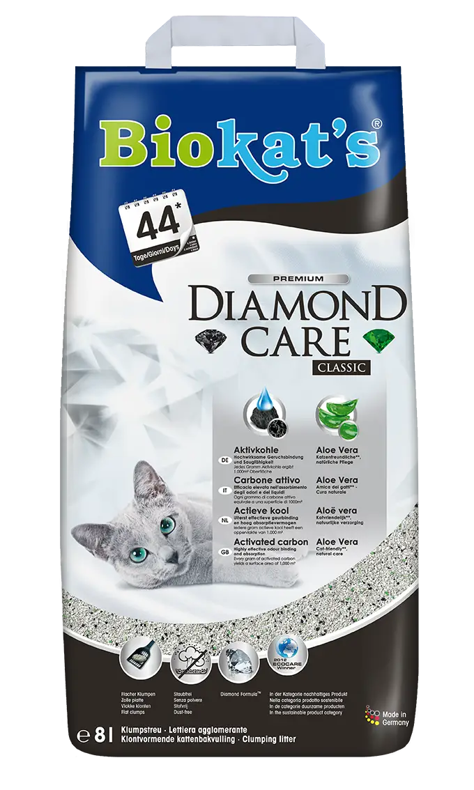 Biokat's Diamond Classic 8л - наповнювач з глини1