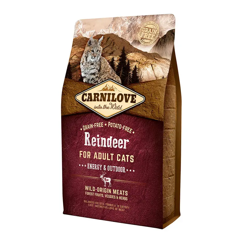 Carnilove Cat Raindeer 2кг - корм для активних кішок з м'ясом північного оленя1