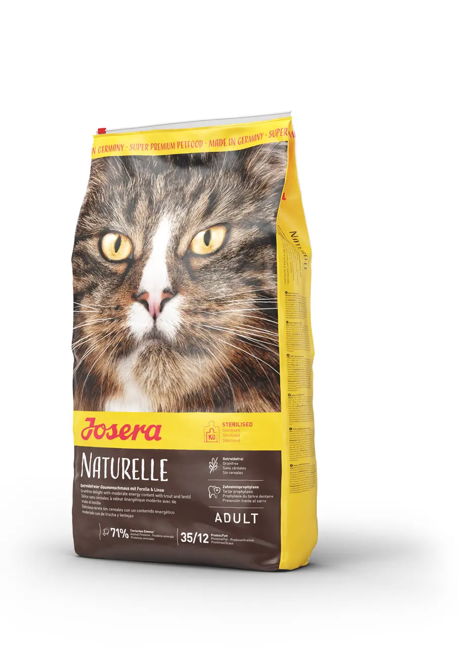 Josera Naturelle Sterilised 10 кг - беззерновий корм для кішок1