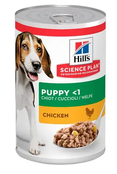 Hill's Science Plan Puppy консерва для собак 370 г (курка)1