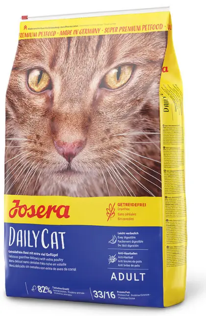 Josera DailyCat 10 кг беззерновий корм для кішок1
