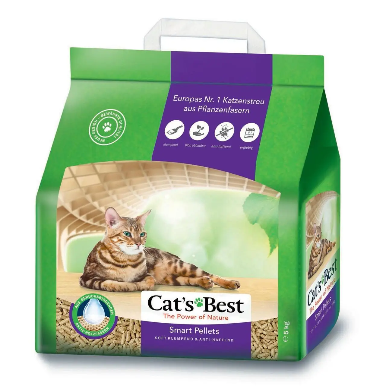 Cat's Best Nature Gold (Smart Pellets) 10 л/5 кг — наповнювач...