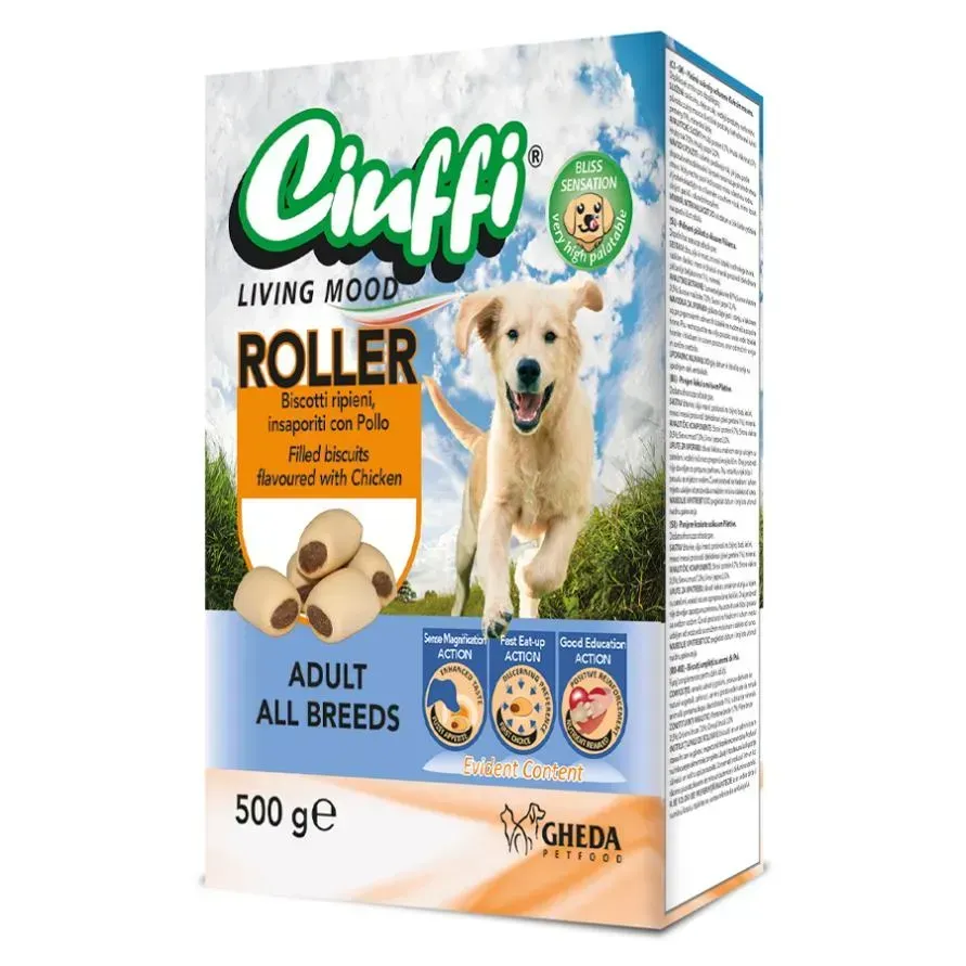 Ciuffi Roller Adult All Breeds ласощі для собак 500г1
