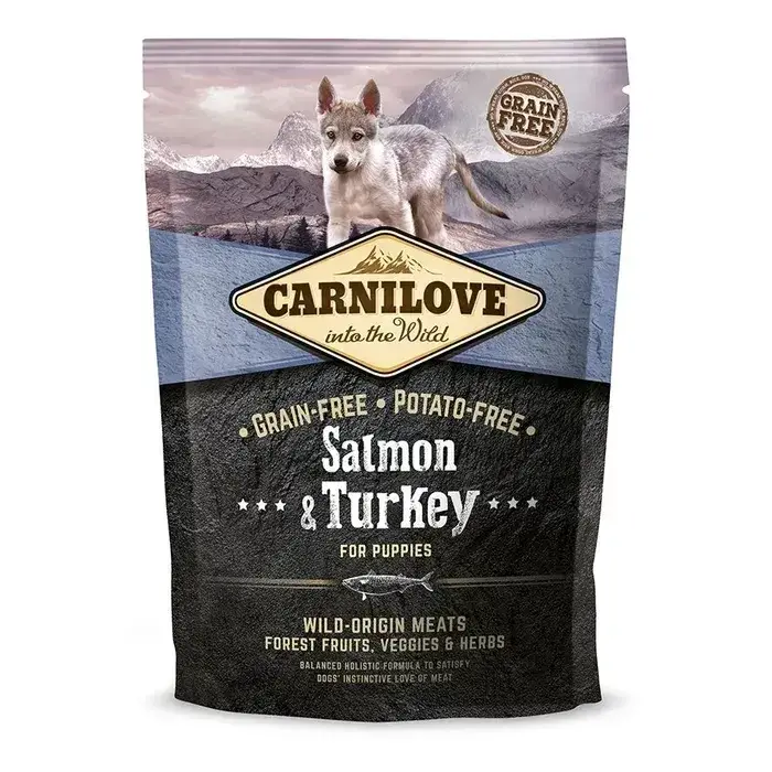 Carnilove Salmon & Turkey Puppy 1,5 кг корм для цуценят (лосось та індичка)1