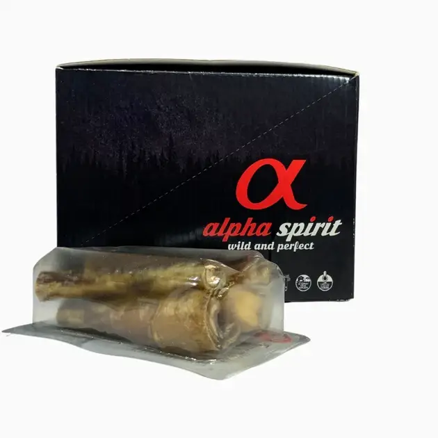 Alpha Spirit Bully Stick ласощі для собак, бичачий корінь (пеніс) XL 5 шт1