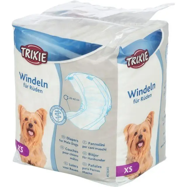 Підгузки для собак (кобелів) Trixie TX-23640 (XS) 12шт1