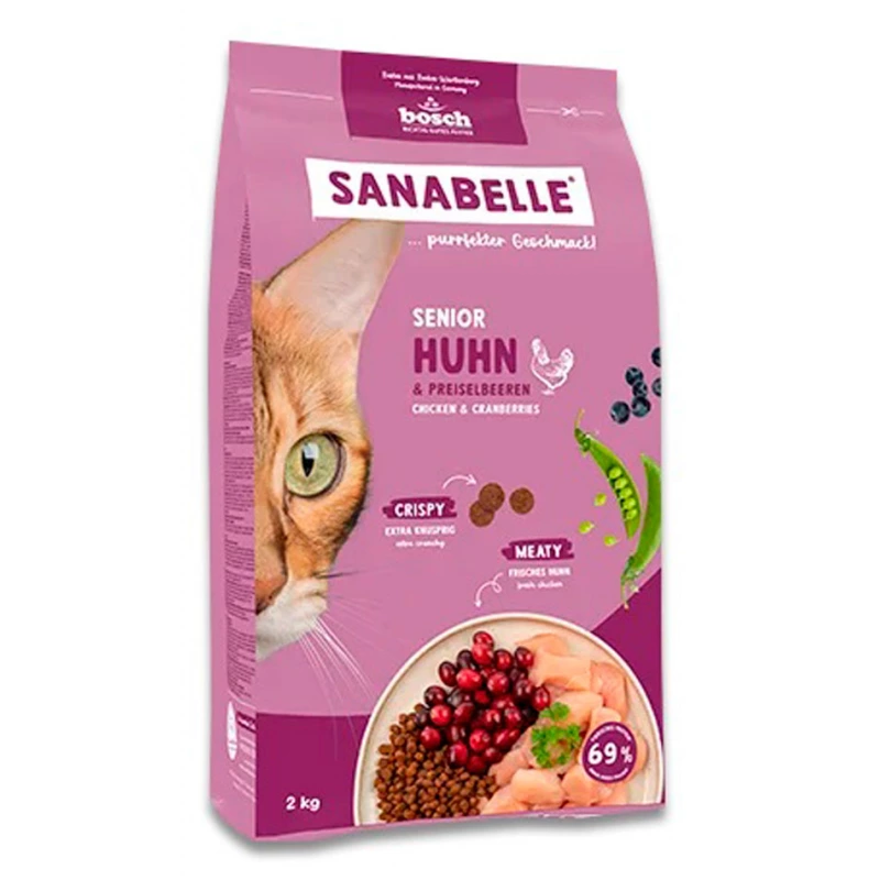 Bosch Sanabelle Senior 2кг - для кішок старше 8 років3