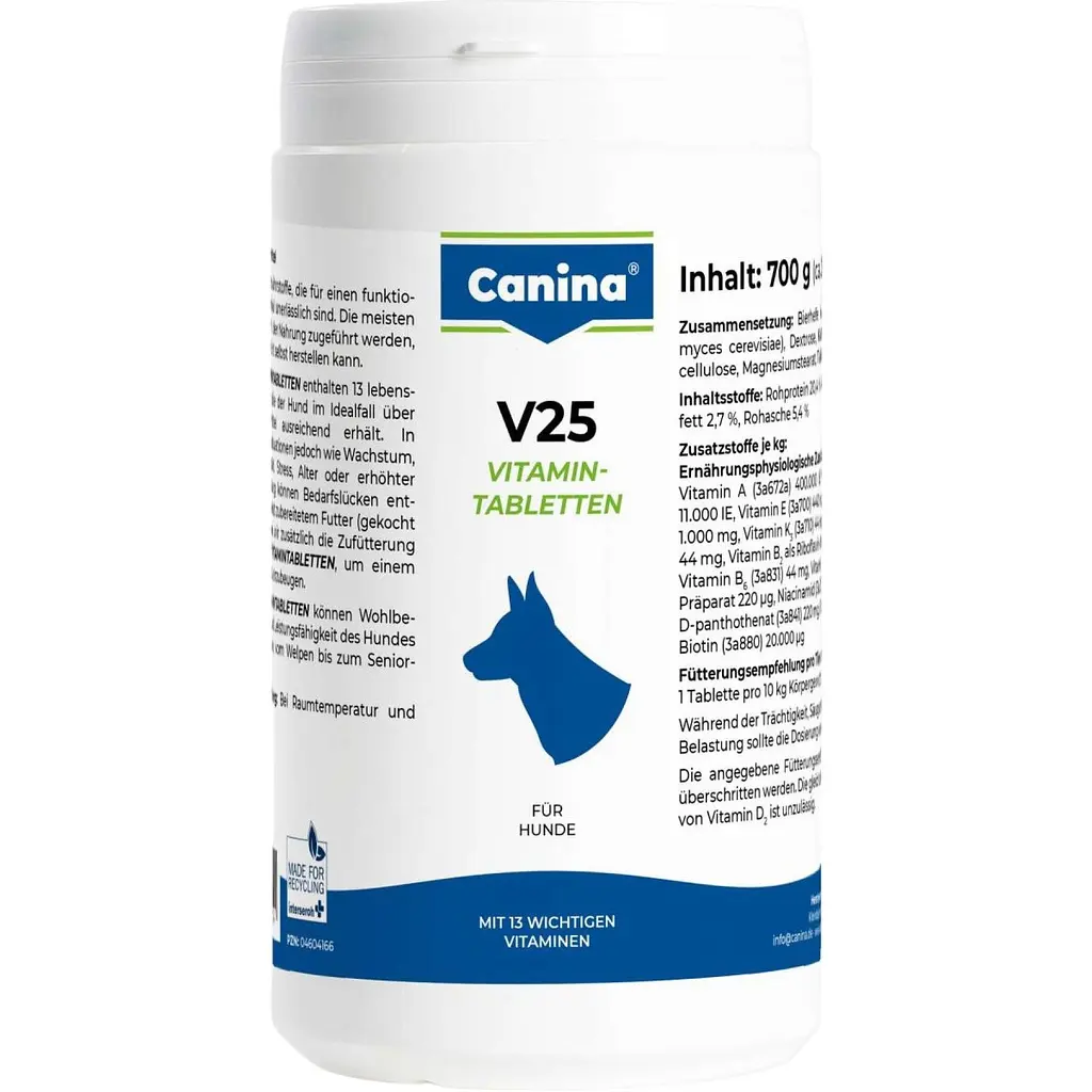 Canina V25 Vitamintabletten 210шт - вітамінний комплекс для собак1