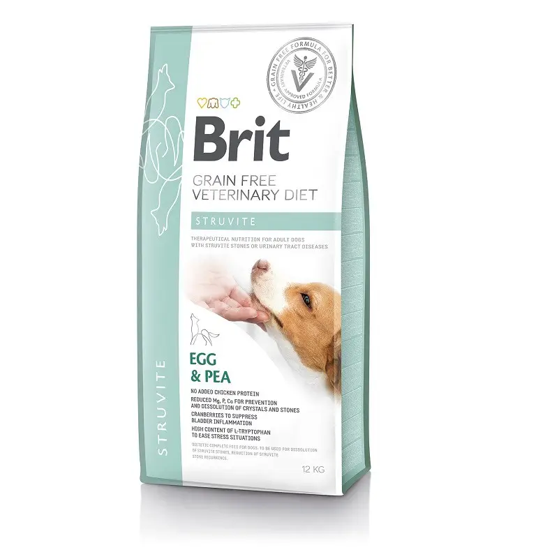 Brit Veterinary Diet Dog Grain free Struvite 12кг - беззернова дієта при МКБ1